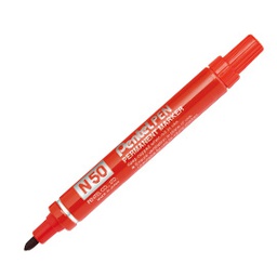 [29883] MARCATORE PENTEL PEN N50 ROSSO P.TONDA