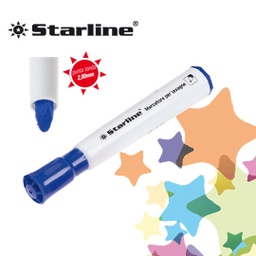 [STL1650] Marcatore per lavagne punta tonda 2mm blu Starline