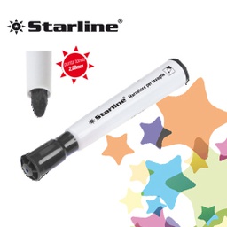 [STL1649] Marcatore per lavagne punta tonda 2mm nero Starline