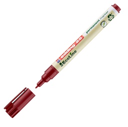 [94330] Marcatore permanente 25 Ecoline punta tonda 1.0mm rosso Edding