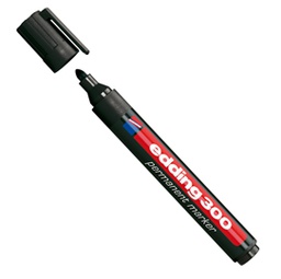 [83077] Marcatore permanente 300 punta conica nero Edding