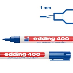 [73448] Marcatore permanente EDDING 400 punta conica blu