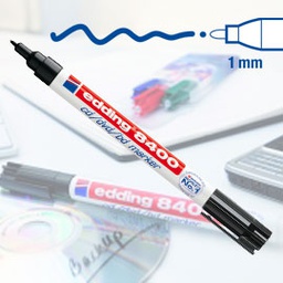 [27512] Marcatore permanente EDDING 8400 per CD-DVD 1,0mm nero