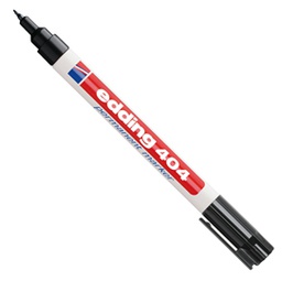[83102] Marcatore permanente extra-fine Edding 404 punta 0,75mm nero