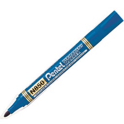 [73434] MARCATORE PERMANENTE N850 BLU PUNTA TONDA AMIKO PENTEL
