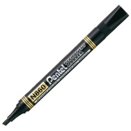 [73436] MARCATORE PERMANENTE N860 NERO PUNTA SCALPELLO AMIKO PENTEL