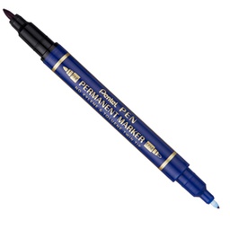 [85828] Marcatore permanente Twin Tip doppia punta F/EF blu Pentel