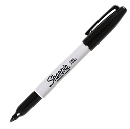 [29105] MARCATORE SHARPIE NERO PERMANENTE P.FINE