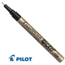 [29466] Marcatore SUPER COLOR punta extra fine vernice gold PILOT