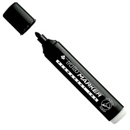 [73538] MARCATORE TRATTO MARKER NERO P.TONDA