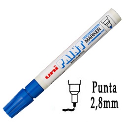 [30357] Marcatore UNI PAINT PX20 punta conica 2,8mm blu UNI MITSUBISHI