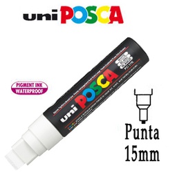 [77235] Marcatore UNI POSCA PC17K p.scalpello 15mm bianco UNI MITSUBISHI