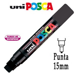 [72582] Marcatore UNI POSCA PC17K p.scalpello 15mm nero UNI MITSUBISHI
