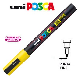 [36793] Marcatore UNI POSCA PC3M p.fine 0,9-1,3mm giallo UNI MITSUBISHI