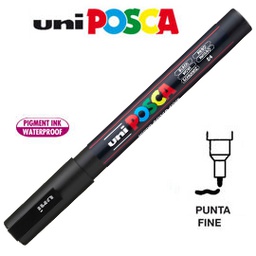 [36787] Marcatore UNI POSCA PC3M p.fine 0,9-1,3mm nero UNI MITSUBISHI