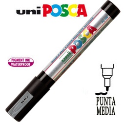 [36685] Marcatore UNI POSCA PC5M p.media 1,8-2,5mm argento UNI MITSUBISHI