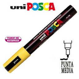 [36652] Marcatore UNI POSCA PC5M p.media 1,8-2,5mm giallo UNI MITSUBISHI
