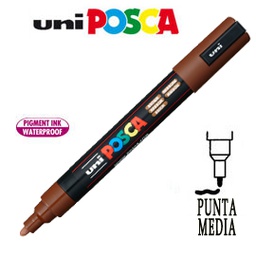 [36654] Marcatore UNI POSCA PC5M p.media 1,8-2,5mm marrone UNI MITSUBISHI