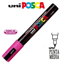 [36656] Marcatore UNI POSCA PC5M p.media 1,8-2,5mm rosa UNI MITSUBISHI