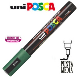 [36927] Marcatore UNI POSCA PC5M p.media 1,8-2,5mm verde UNI MITSUBISHI