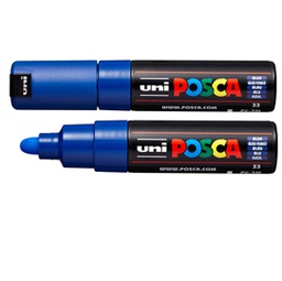 [85819] Marcatore UNI POSCA PC7M p.large 4,5-5,5mm blu UNI MITSUBISHI