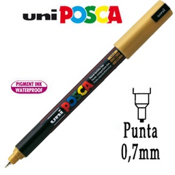 [69913] Marcatore UNI POSCA Pen PC1M p.extra fine 0,7mm oro UNI MITSUBISHI