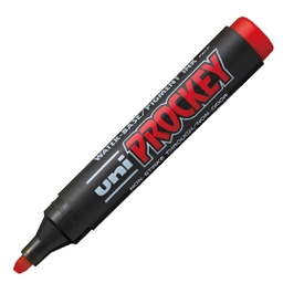 [30354] Marcatore UNI PROCKEY M126 p.scalpello rosso UNI MITSUBISHI