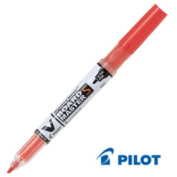 [77299] Marcatore V BOARD MASTER S ULTRA FINE BEGREEN rosso Pilot