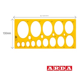 [34883] MASCHERA ARDA ELLISSI DA 8 A 75MM