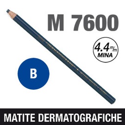 [62965] Matita dermotografica 7600 blu UNI MITSUBISHI