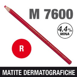 [46986] Matita dermotografica 7600 rosso UNI MITSUBISHI
