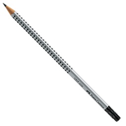 [64236] MATITA GRAFITE GRIP 2001 HB TRIANGOLARE C/GOMMINO FABER CASTELL