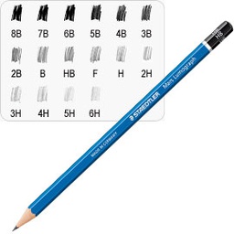 [24954] Matita grafite Mars Lumograph 100-3H Staedtler