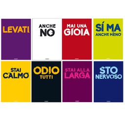 [94976] MAXIQUADERNO A4 20FG+1 80GR 1 RIGO C/MARGINE MAI UNA GIOIA 2022 BLASETTI