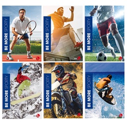 [95673] Maxiquaderno A4 36fg+2 100gr 1 rigo SPORTY Be More Special 2021 BM