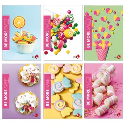 [92583] Maxiquaderno A4 36fg+2 100gr rigo di 1a SWEET Be More BM