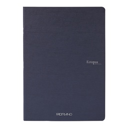[94779] Maxiquaderno A4 38fg+2 90gr 1rigo EcoQua original PM blu scuro Fabriano
