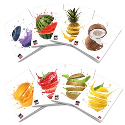 [97579] Maxiquaderno A4 80gr 40+2fg 5mm Fruits Pigna
