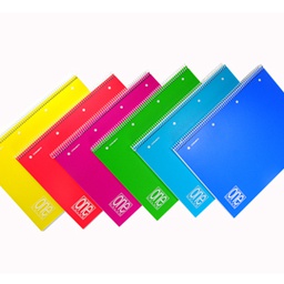 [82383] MAXIQUADERNO SPIRALATO PPL 210x297mm A4 80fg+1 80gr 4mm ONE COLOR BLASETTI