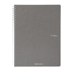 [94792] Maxiquaderrno A4 70fg 90gr 1 rigo Ecoqua Original spiralato antracite Fabriano