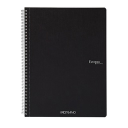 [94796] Maxiquaderrno A4 70fg 90gr 1 rigo Ecoqua Original spiralato nero Fabriano