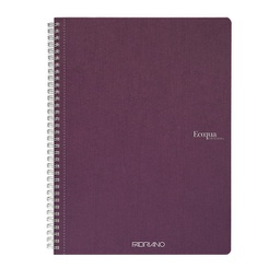 [94799] Maxiquaderrno A4 70fg 90gr 1 rigo Ecoqua Original spiralato vino Fabriano