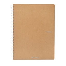 [94785] Maxiquaderrno A4 70fg 90gr 5mm Ecoqua Original spiralato bruno Fabriano