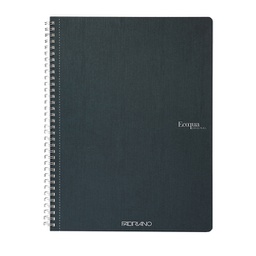 [94790] Maxiquaderrno A4 70fg 90gr 5mm Ecoqua Original spiralato verde scuro Fabriano