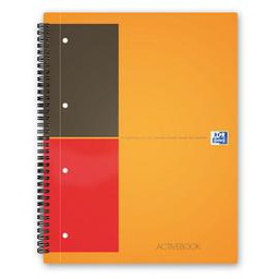 [50187] Maxi spiralato 240X297mm 1rigo c/margine 80gr 80fg Activebook OXFORD