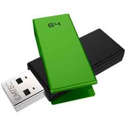 [EMTD64GC352] MEMORIA USB 2.0 C350 64GB VERDE