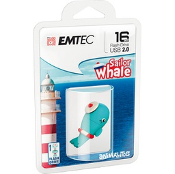 [EMTD16GM337] MEMORIA USB2.0 M337 16GB ANIMALITOS WHALE