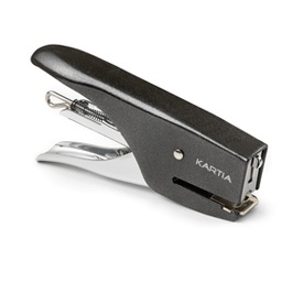 [80441] MINI CUCITRICE M013 NERO BLISTER+PUNTI KARTIA