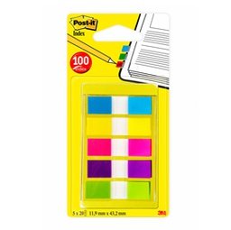 [48038] MINISET 100 Post-it® INDEX 683-5CBEU FORMATO MINI