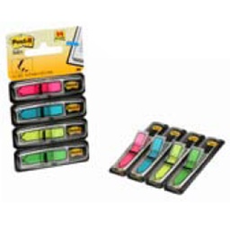 [47622] MINISET FRECCE 96 SEGNAPAGINA Post-it® INDEX 684-ARR4 IN 4 COLORI VIVACI